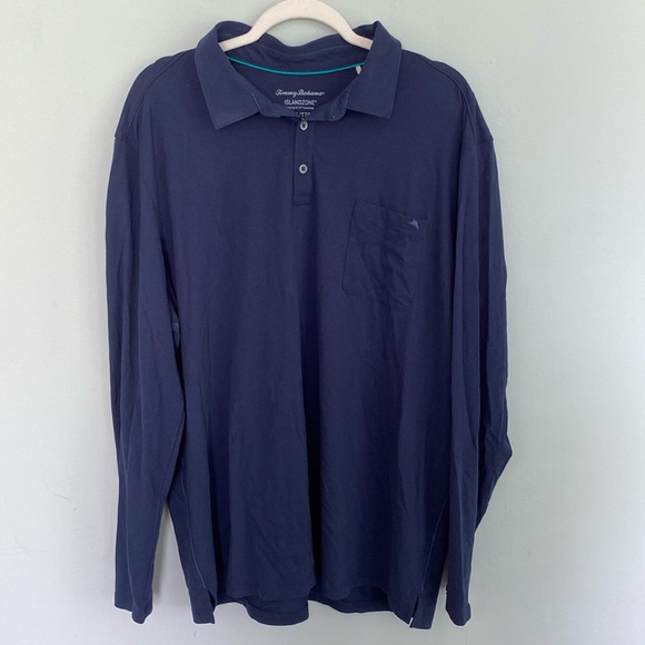 Tommy Bahama Other - Tommy Bahama Men’s long sleeve Islandzone w/ 37.5 Technology Dark Blue Size XXL